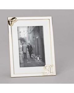 8" 50th Anniversary Wedding Frame #19853