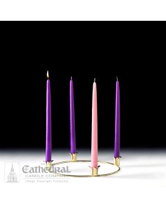 Advent Home Wreath Gold Tone