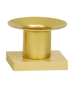 Altar Candlestick #K526, Satin Brass