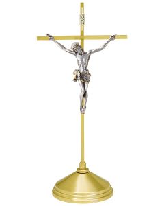 Altar Crucifix #K-525-AC, Solid Brass