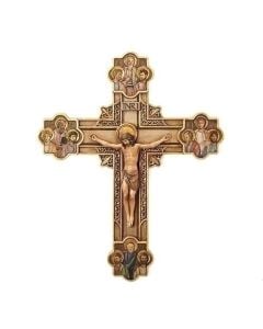 APOSTLES 12" RESIN CRUCIFIX
