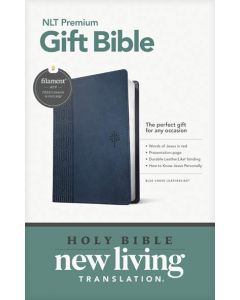 Blue NLT Premium Gift Bible