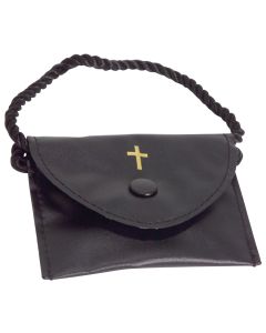 BURSE, SMALL, VINYL BLACK 3"W
