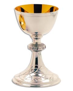 Chalice and Ciborium #5210, Siver Plated Brass