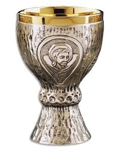 Chalice and Scale Paten #5010, Silver Plated Brass