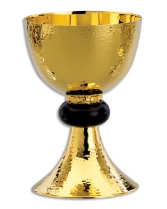 Chalice & Bowl Paten #2748 in Gold Plated Brass
