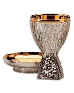 Chalice & Bowl Paten #4010,Silver Plated Brass