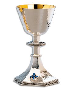 Chalice & Dish Paten #2924, Silver Plated Brass
