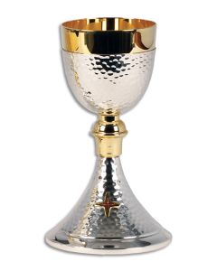 Chalice #K460, Silver Plated with Gold Plated Cup