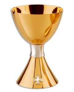 Chalice Only #2250, Gold and Silver Plated Brass