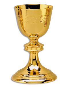 Chalice & Paten #1894, Gold or Silver Plated