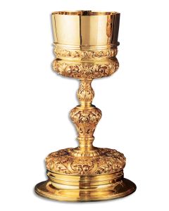 Chalice & Paten #2501, Gold Plated Brass