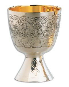 Chalice & Paten #2584, Silver Plated Brass