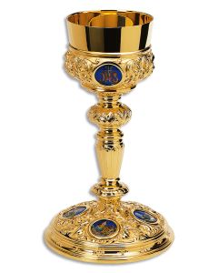 Chalice & Paten #2936, Gold Plated Brass