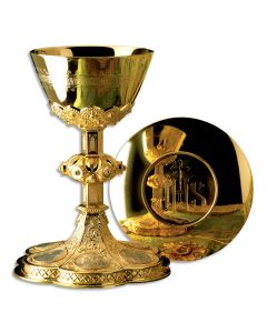 Chalice & Paten #2440, Gold Plated Sterling Silver