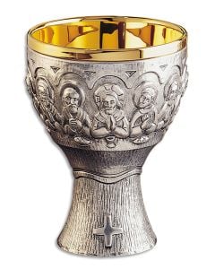 Chalice & Scale Paten #5005, Silver Plated Brass