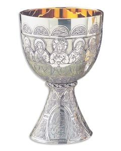 Chalice & Scale Paten # 5050, Silver Plated Brass