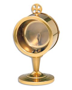 Chapel Monstrance #K444, 24k Gold Plated