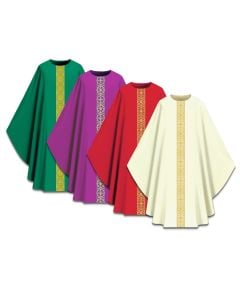 Chasuble #701010, Elias with Woven Orphreys