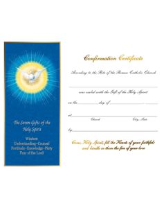 Confirmation Certificate #XG720
