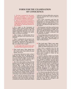Examination of Conscience Card