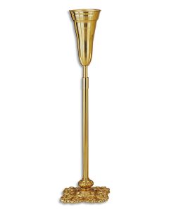 Floor Vase, High #QF61FFV93, Polish Gilt bronze