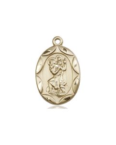 Gold Fill St Christopher Pendant