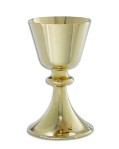 Gold Plated Chalice & Paten #A-8206G