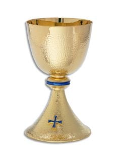 Gold Plated Chalice & Well Paten #A-2084G