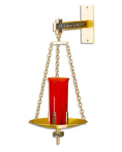 Hanging Sanctuary Lamp #64HSL97, Bronze