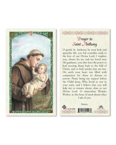 HOLY CARD, ST ANTHONY, LAMINAT