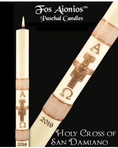 Holy Cross of San Damiano Paschal Candle