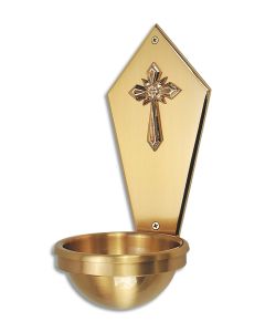 Holy Water Font #51HWF77, Cast Bronze