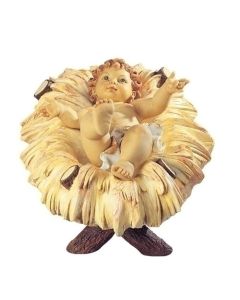 INFANT JESUS W/RESIN MANGER FO