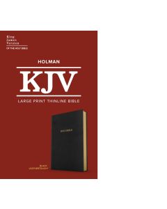 KJV Large Print Black Thinline Bible