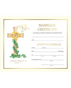 Marriage Certificate #XS101