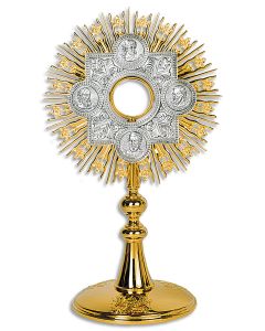 Monstrance #5581, Gold Plated Brass