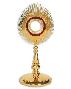 Monstrance #5582, Gold Plated Brass