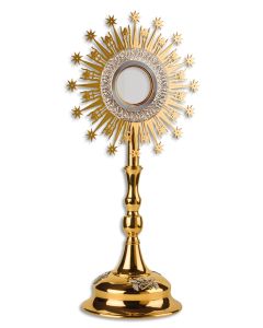 Monstrance #5583, Gold Plated Brass