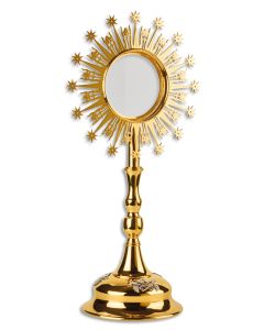 Monstrance #5583, Gold Plated Brass