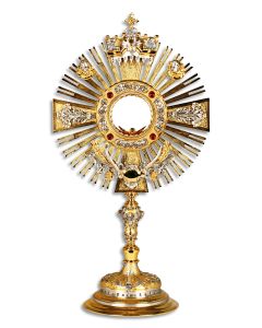 Monstrance #K667, Gold & Silver Plated
