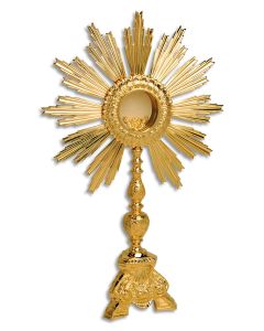 Monstrance #K686, 24k Gold Plated