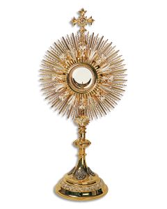 Monstrance #K708, Gold & Silver Plated