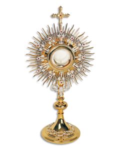 Monstrance #K709, 24k Gold Plated