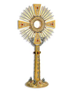 Monstrance #K710, Gold & Silver Plated