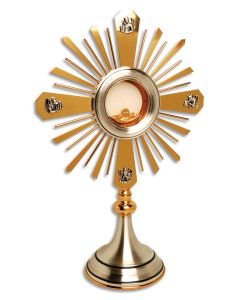 Monstrance #K984, Gold & Silver Plated