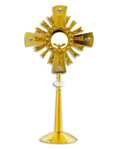 Monstrance #M2030, 24k Gold Plated