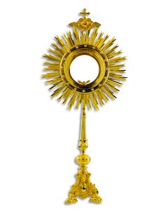Monstrance #M2032, 24k Gold Plated