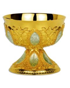 Open Ciborium #2132-02, Gold Plated Brass