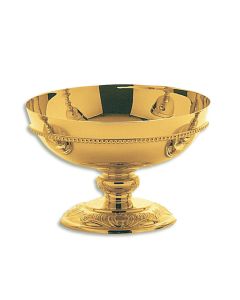 Open Ciborium #5237, old Plated Brass